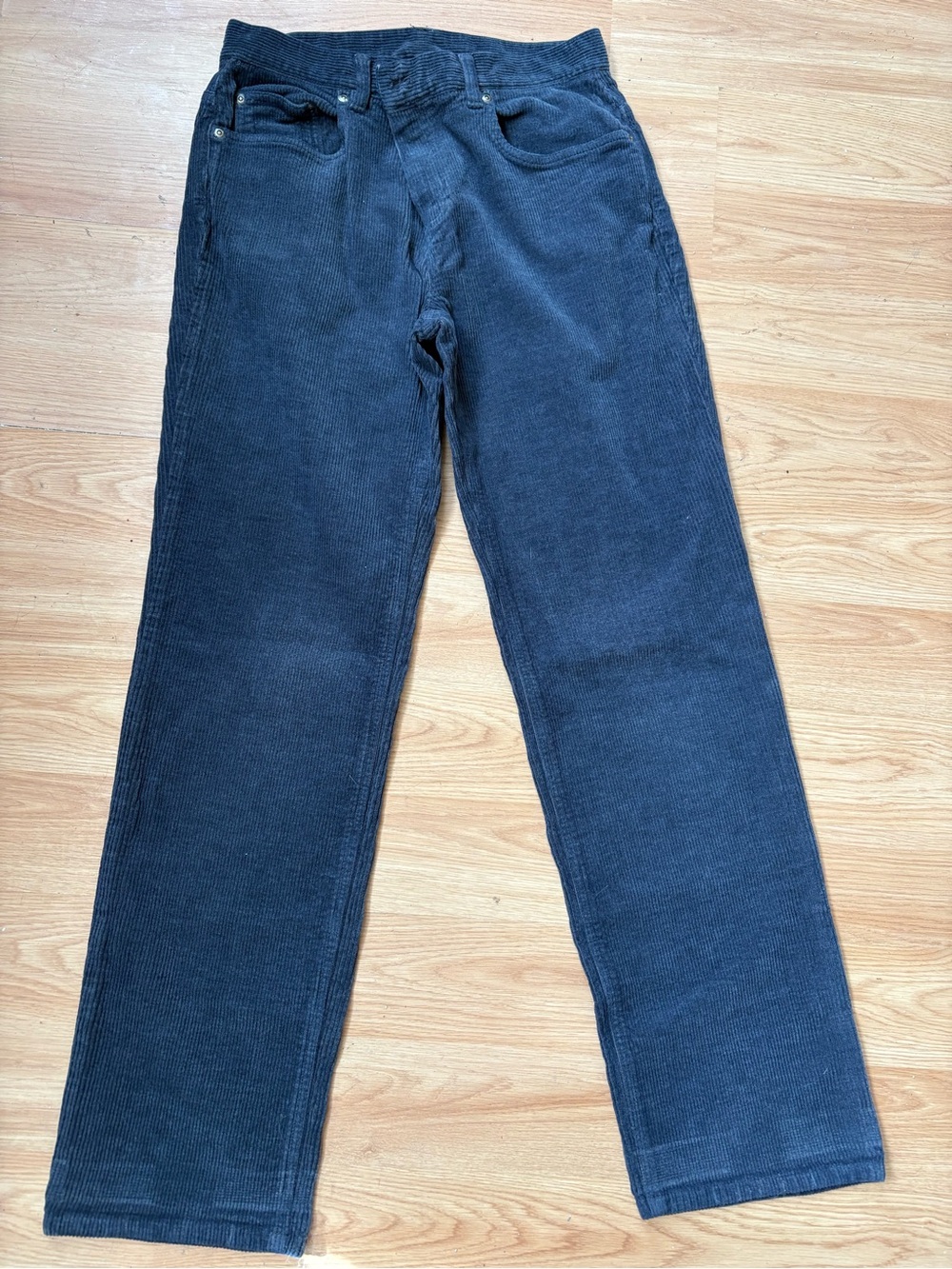 J. Crew womens grey charcoal Corduroy Pants sz6 Cotton
